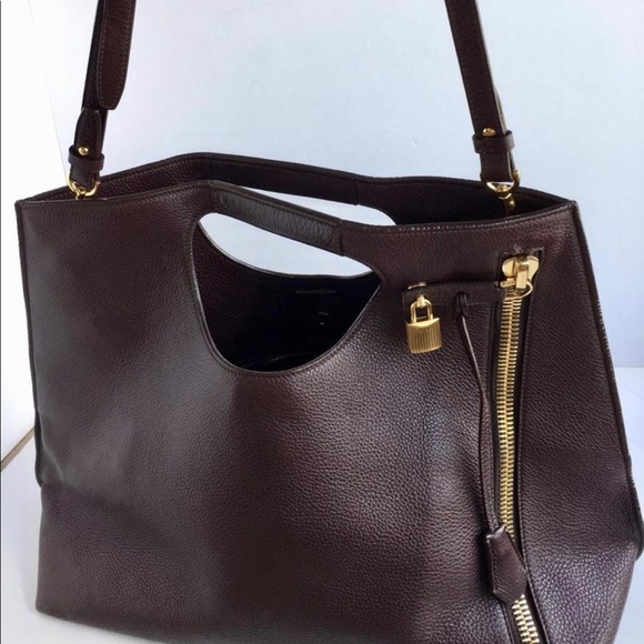 TOM FORD burgundy Alix bag - Picture 2 of 8